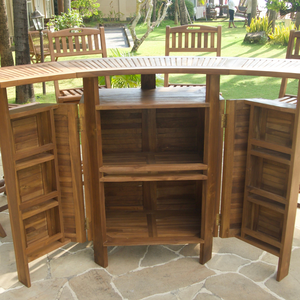 Hot bán cao cấp gỗ tếch thanh bảng có thể gập lại trang trí nội thất cho khách sạn và căn hộ - Product Image 2