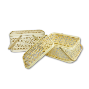 HOT SELLING Export From Vietnam Eco-Chic <b>Bamboo</b> <b>Baskets</b>: Perfect for Any Gift Theme with High Quality - Product Image 1