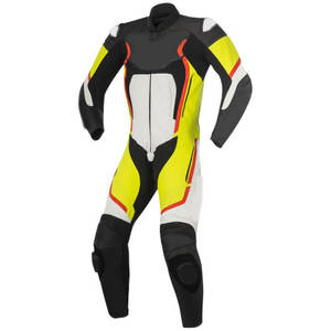 Costume de moto en gros, sur mesure, de haute qualité, combinaison de course moto, cuir de haute qualité - Product Image 3