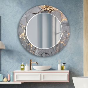 Miroir mural décoratif pour la maison moderne, fabriqué à la main, cadre rond en métal pour le salon, vente en gros en vrac - Product Image 3