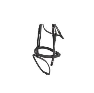 Bridon de cheval en cuir noir de qualité supérieure, vente chaude, accessoires d'équitation de haute qualité, vente en gros, fabricants indiens - Product Image 2