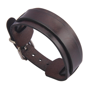Pulsera para hombre Punk Multistrand Cuero Trenzado Brazalete Conjunto - Product Image 4