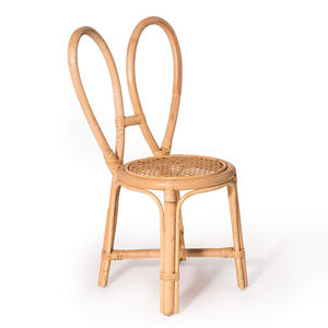 Silla de comedor de ratán Bunny Backest, hermosas sillas de mimbre para niños, precio competitivo. - Product Image 2
