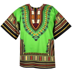 Camisa Dashiki de Algodón Súper Exclusiva 2023 con Diseño Personalizado Estampado Completo, Nueva, Moderna, Genial y de Alta Costura - Product Image 3