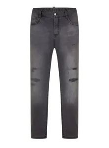 กางเกงยีนส์เดนิมผู้ชายสไตล์สตรีทแวร์รุ่นใหม่ล่าสุด ระบายอากาศได้ดี คุณภาพดี ทรงปกติ - Product Image 4