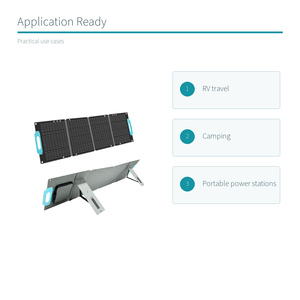 Panel Solar Plegable de 100W 18V para Autocaravanas, Camping y Estaciones de Energía Portátiles - Product Image 4
