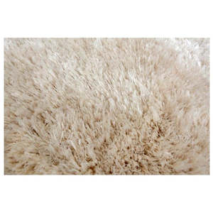 Soft Washable Beige Shaggy <b>Rug</b> for Living Room Bedroom Hallway <b>Tufted</b> Handmade Polyester Carpet - Product Image 2