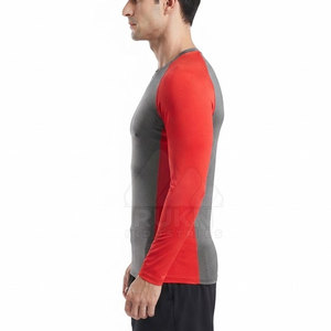 Fast Moving <b>Men</b> Compression <b>Shirt</b> Long Sleeve Athletic Wear Quick Dry <b>Stretch</b> Eco-Friendly Spandex/Polyester Sportswear Workout - Product Image 3