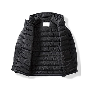 Chaqueta de Hombre con Capucha, Acolchada, de Alta Calidad, Manga Larga, Cierre Completo, Ligera, para Invierno, Color Sólido - Product Image 2