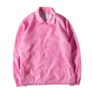 Haute qualité classique confortable couleur unie grande taille sport léger extérieur coupe-vent design streetwear entraîneurs vestes - Product Image 2