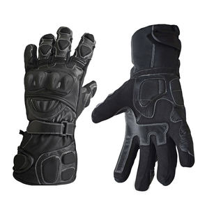 ถุงมือแข่งรถสำหรับผู้ชายถุงมือขี่มอเตอร์ไซค์หนังถุงมือขี่มอเตอร์ไซค์กันน้ำ - Product Image 3