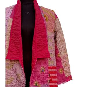 <b>Jacket</b> Long Khambadiya Handmade New Collar Design with Solid Pattern Style for Autumn and Winter Season - Product Image 3