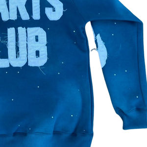 Nouvelle qualité hommes détresse broderie soleil fondu lavage à l'acide avec strass sérigraphie sweats à capuche disponibles en DTF DTG 100% coton - Product Image 6