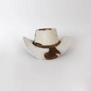 Sombreros de Vaquero de Cuero Vacuno de Diseño Nuevo, Material Sólido de la Mejor Calidad, Sombrero de Cuero Unisex de Moda - Product Image 1
