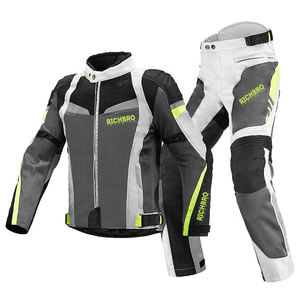 Combinaison de moto unisexe sur mesure en Cordura, respirante, coupe-vent, imperméable, couleur unie, logo personnalisé, options de taille plus - Product Image 2