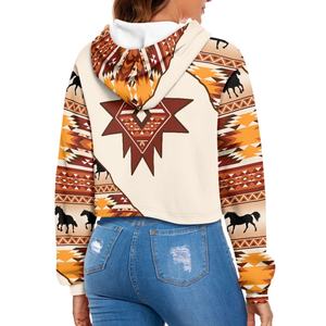 Ventes en gros de sweats à capuche pour femmes, grandes tailles, surdimensionnés, avec fermeture éclair intégrale, logo personnalisé imprimé, 100% coton respirant, col roulé, fermeture éclair - Product Image 5