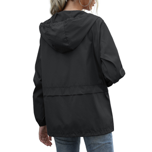 Blouson Bomber Femme Hiver Style Streetwear à Carreaux en Toile Respirante avec Fermeture Éclair et Capuches Amovibles Personnalisables 100% Polyester - Product Image 5