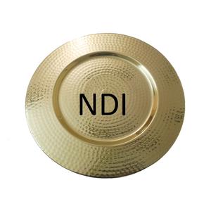 Placa de cargador de Metal de estilo único, cena, fiesta, Hotel, restaurante, decoración, uso de vajilla, placa de cargador, hogar, jardín, cocina - Product Image 5