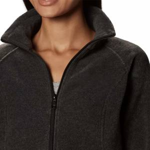 Chaqueta polar de coral polar de microfibra para hombre de alta calidad, chaqueta de invierno pesada con cremallera completa personalizada - Product Image 2