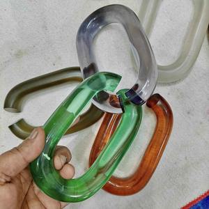 Chaîne en résine de designer haut de gamme, matériau décoratif pour l'artisanat fait main, la fabrication de bijoux DIY et la décoration murale moderne de la maison - Product Image 1