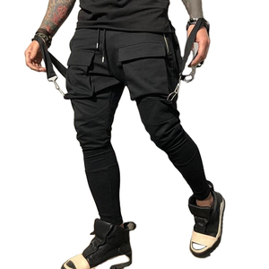 กางเกงทรงสลิมฟิตสไตล์ฮิปฮอปกางเกงคาร์โก้แนวลำลองมีกระเป๋าขนาดใหญ่ทันสมัยสำหรับฤดูใบไม้ร่วง - Product Image 3