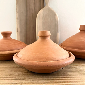 Tajín Marroquí Auténtico, Olla de Cocina de Cerámica Hecha a Mano, Tajín Tradicional para Horno, Utensilios de Cocina de Cerámica - Product Image 1