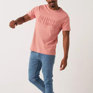 Camisetas deportivas informales para hombre superventas, camisetas cortas con estampado personalizado de algodón y microfibra con logotipo en relieve - Product Image 3