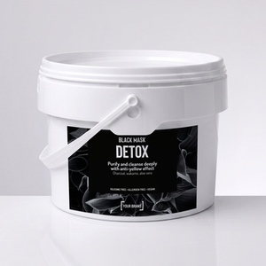 MASCARILLA DETOX - Mascarilla purificante con carbón vegetal y aceite de argán, efecto detox y antiamarilleo, Hecho en Italia - Product Image 4