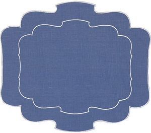 Mantel Individual de Lino Tejido a Mano con Bordado, Estilo Europeo de Lujo, Reutilizable, Natural, Ecológico, Color Personalizado, Logotipo, Mesa de Comedor - Product Image 1