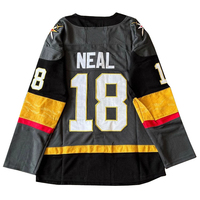Camisetas de Hockey sobre Hielo Impresas con Diseño Personalizado de Alta Calidad, Servicio OEM, Material Spandex/Poliéster, Colores y Tallas Personalizadas