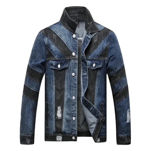 Nouvelle mode de vestes en jean couleur unie décontractée pour hommes vestes en jean du Pakistan veste en jean personnalisée pour hommes - Product Image 1