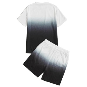 Nouvel ensemble de shorts pour hommes, vêtements décontractés, été, ensemble deux pièces pour hommes, costumes de sport pour hommes, t-shirts et shorts, ensembles masculins, salle de sport pour hommes - Product Image 5