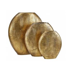 Juego de florero de hierro de Metal de diseño moderno personalizado de dos para decoración del hogar Florero de piso de tendencia con opciones de color de tamaño - Product Image 3