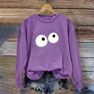 Sweat-shirt pour femme doublé polaire zippé d'hiver avec nœud - Coupe ample décontractée, épaules tombantes, manches longues, couleur unie - Product Image 3