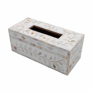 Boîte à mouchoirs en incrustation d'os de haute qualité nouvelle boîte à mouchoirs à la mode boîte à mouchoirs de concepteur pour la maison hôtel Restaurant utiliser des ustensiles de cuisine - Product Image 4