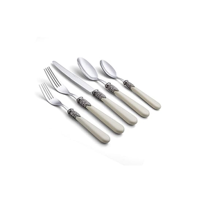 Cuillère élégante en acier inoxydable 5 pièces Couverts parfaits pour ustensiles de cuisine et accessoires de vaisselle - Product Image 1