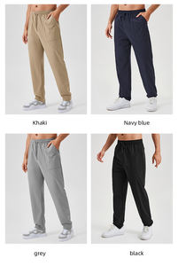 Nouveau Style hommes Nylon pantalons d'extérieur cordon jambe droite imperméable fermeture éclair poches élastique décontracté hommes pantalons et pantalons - Product Image 4