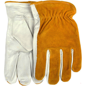 Gants de sécurité de haute qualité en cuir de vachette fendu, antistatiques, résistants à la chaleur, durables, sans silicone, 10 pouces, pour la construction - Product Image 5