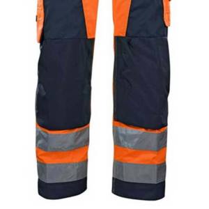 กางเกงคาร์โก้ขาตรงของผู้ชายกางเกงเซฟตี้ผ้าอ๊อกฟอร์ดผ้าฝ้าย100% เป็นมิตรกับสิ่งแวดล้อม - Product Image 3