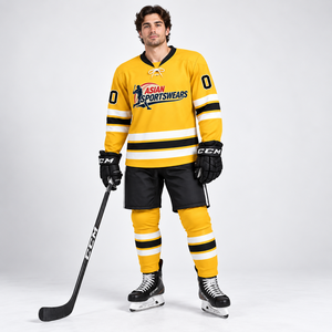 Jersey de Hockey sobre Hielo de Primera Calidad con Diseño Sublimado, Transpirable, de Secado Rápido, Anti-Pilling, Ligero y de Alto Rendimiento - Product Image 1