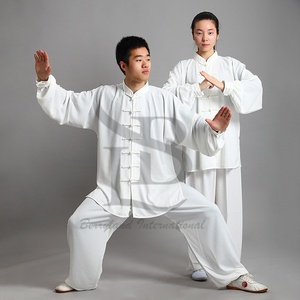 Meilleures ventes Vêtements d'entraînement Uniforme de kung fu Vêtements d'équipe personnalisés Vêtements de kung fu Uniforme de kung fu à manches longues Tarif de gros - Product Image 1