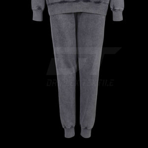 ชุดวอร์มผู้หญิงซักได้แบบเป็นกรดผ้าคอตตอนแห้งเร็วสวมใส่สบาย - Product Image 6