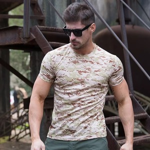 T-shirt tactique à séchage rapide pour homme, chemise de pêche camouflage, chemise courte de chasse et de randonnée, t-shirts camouflage, vêtements tactiques - Product Image 5