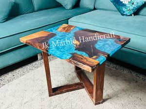 แผ่นอีพ็อกซี่ทำด้วยมือสำหรับตกแต่งบ้านสำนักงานงานฝีมือหินกึ่งมีค่างานฝีมือ - Product Image 5