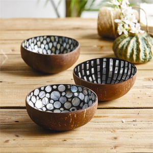 Tazón de cáscara de coco lacado, precio razonable, artesanía sostenible Binh Minh, seguro para alimentos, fabricante de Vietnam a granel - Product Image 3