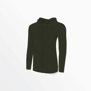 Sweat à capuche zippé Sherpa en polaire chaude ultra douce de haute qualité pour femmes Logo imprimé pour les activités de plein air d'hiver - Product Image 1