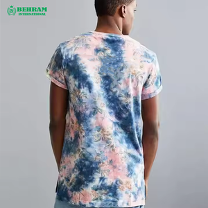 T-shirt à col rond en polyester/coton doux pour homme, personnalisable, longueur standard, imprimé, coupe classique, écologique, séchage rapide - Product Image 5