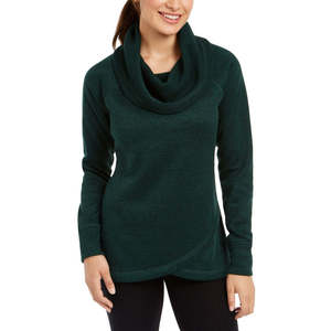 Cardigan da Donna Ideology con Collo ad Anello, Verde, Taglia Piccola, Casual, Traspirante, Tessuto per Autunno e Inverno - Product Image 1