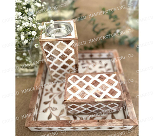Wholesale Bakhoor Set Bone Inlay Incense <b>Burner</b> Bakhoor Set <b>Oud</b> Box Bone Inlay Tray Bone Box MOP <b>Oud</b> Fragrances <b>Burner</b> Gifts - Product Image 1