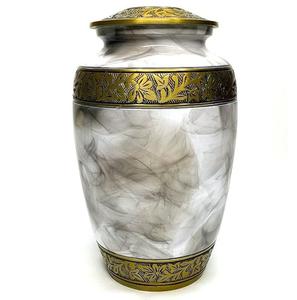 Urna Funeraria de Aluminio para Cenizas Humanas, Recipiente Conmemorativo para Entierro, Contenedor de Recuerdo Funerario para Suministro al por Mayor - Product Image 1